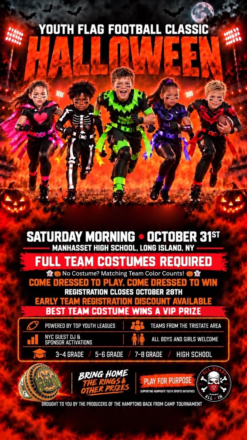 Halloween Youth Flag Football Classic official artwork