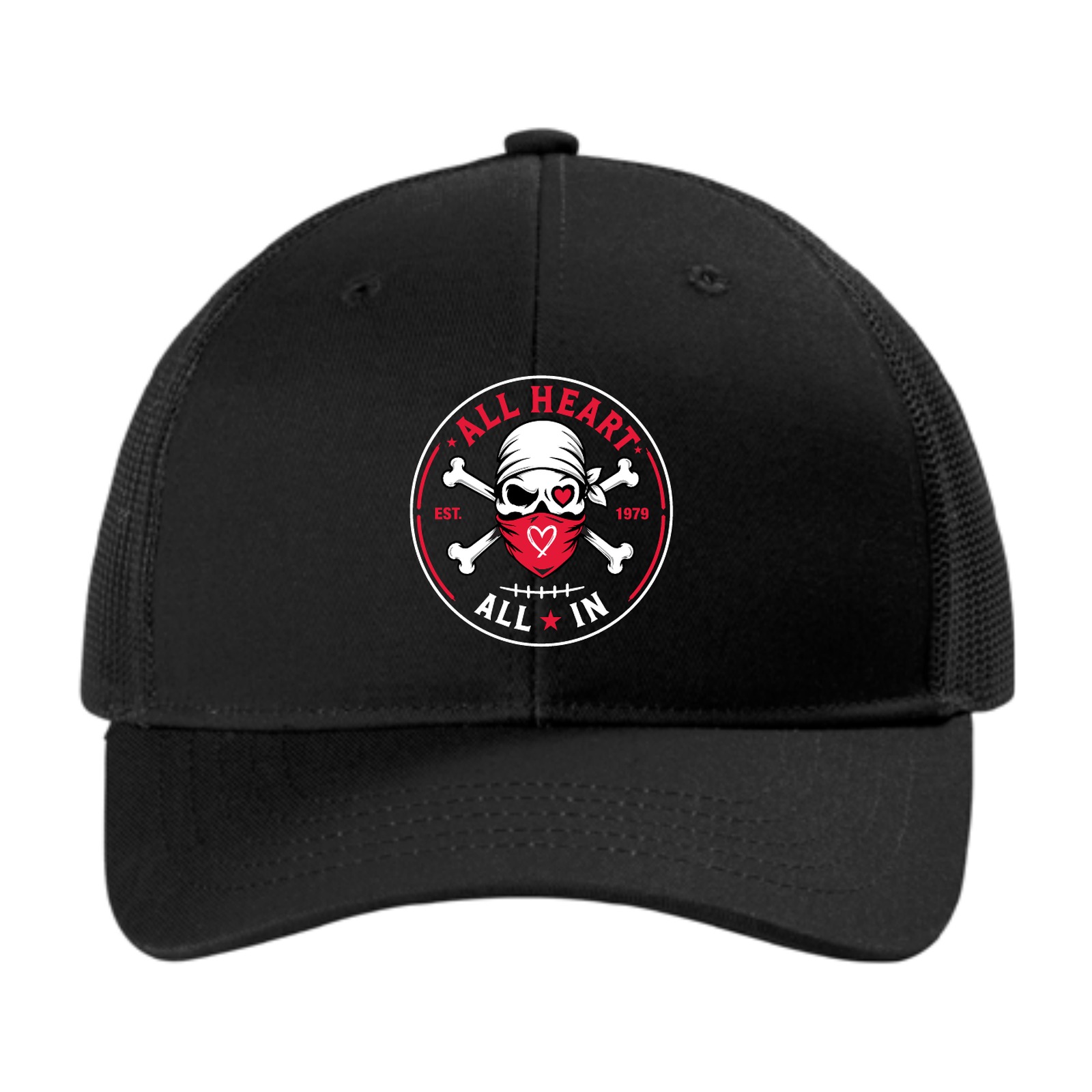 ALL HEART ALL IN TRUCKER — YOUTH — Black